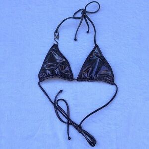 Melissa Simone Triangle Bikini Top Size Medium
